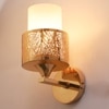 Eliante Modern Wall Lights Mild Steel & Glass Material Gold & White Finish