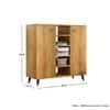 Hexa Engineered Wood Bookshelf Multipurpose Storage Rack in Giant Wood Colour