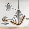 Swingzy Premium Hanging Swing Chair for Kids and Adults Beige