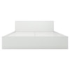 Ren Engineered Wood King Size Bed In White Finish