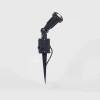 Gotham LED Garden Spike Spotlight in Black Finish