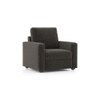 Apollo Compact Sofa (Colour : Smoke, Cushion : Hard, Back Type : High Back, Seater : 2+1+1)