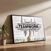The Castle Decor Teamwork Motivational Wall Art Frame Office Decor 20x30 Inch