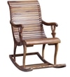 Rajasthani Solid Wood Rocking Chair in Provincial Teak Colour