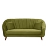 Nilo Velvet 3 Seater Sofa Mint Green  in Colour
