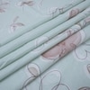Qari Green Shade Floral 400 TC Cotton Flat Double Queen Size Bedsheet with 2 Pillow Covers – Threads