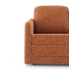 Kobi 2 Seater Fold Out Sofa Cum Bed in Burnt Orange Colour