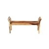 Heron  Sheesham Wood Bench  In Natural Finish