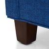 Windsor Premium 3 Seater Fabric Sofa in Cobalt Colour