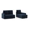 Apollo Compact Sofa (Colour : Cobalt, Cushion : Soft, Back Type : High Back, Seating Capacity : Right Aligned 2 Seater + Right Aligned Chaise)