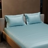 Stoa Paris 300TC UltrSatin Super King Bedsheet Set Satin Super Dreamy Blue