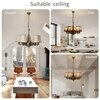 Devansh Gold Wall Mounted Lamp With Beige Jute Shade