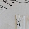 Black And White Floral 330 Tc  Cotton Flat  Queen Size Bedsheet With 2 Pillow Cover