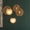 Ruby Gold Iron Hanging Light