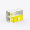 Building Blocks Storage Unit In Yellow Colour