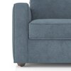 Apollo High Back 2 Seater Fabric Sofa in Ocean Weave Colour