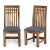 Oakmont Sheesham Wood Accent 6 Seater Dining Table Set
