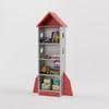 Spacechamp Bookshelf In Red & Grey Colour