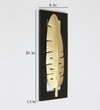 Vantara Abstract Metal Wall Decor in Gold Set of 1