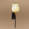 Devansh Metal Electric Wall Light in Black Colour with Multi Shade Count of 1 Light