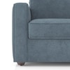 Apollo High Back 1 Seater Fabric Sofa in Ocean Weave Colour