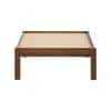 Hudson Solid Wood Single Size Non Storage Bed in Provincial Teak Finish