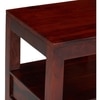 Kassel Sheesham Wood Contemporary Bedside Table End Table In Honey Finish