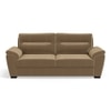 Adelaide Luxe 3 Seater Fabric Sofa in Fawn Velvet Colour