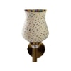 Devansh Metal Electric Wall Light in Gold Colour with Multi Shade Count of 1 Light