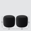 Serie O Pouffe in Black Colour