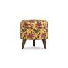 Seraphina Solid Wood  Ottomon in  Yellow Colour