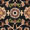 Presto Black Traditional Hand Tufted Wool Carpet 6X9 Feet