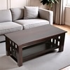 Blairs Sheesham Wood Coffee Table In Dark Walnut Finish