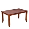 Donna Solid Wood 6 Seater Dining Table in Provincial Teak Finish