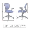Aaeroa Low Back Ergonomic Chair in Black Colour