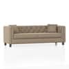 Windsor Premium 3 Seater Fabric Sofa in Biscuit Velvet Colour