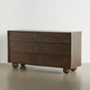 Mahe Mango Wood Chest Of Drawers In Provincial Teak Finish
