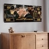 Paintingmantra British Gangster Money Theme Canvas Wall Painting 22x46 Inch