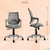Kepler Brooks Polaris MB Office Desk Chair in Grey Colour