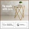 Contemporary Iron Side Table in  Finish - Set of 2