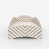 Loopy Loop Toddler Bed in Oak and White Stripes