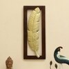 W-Alan Abstract Metal Wall Decor in Gold Set of 1