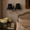Devansh Metal Electric Wall Light in Gold Colour with White Shade Count of 1 Light