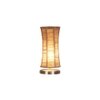 Band Bamboo Table Lamp with Steel Base