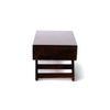 Ohio Sheesham Wood Laptop Table with 1 side Drawer in Walnut Finish