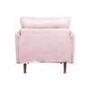 Arihana Fabric Arm Chair in Pink Color