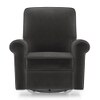 Diaz Rocker Swivel Recliner in Pebble Grey Colour