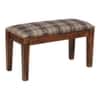 Arbor 4 Seater Dining Set with Check Cushioned Bench
