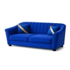 Hamaz 2 Seater Sofa In Fabric Blue Color