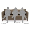 Florence Compact Sofa Set (Colour: Dune Brown, Seater: 3+1+1)